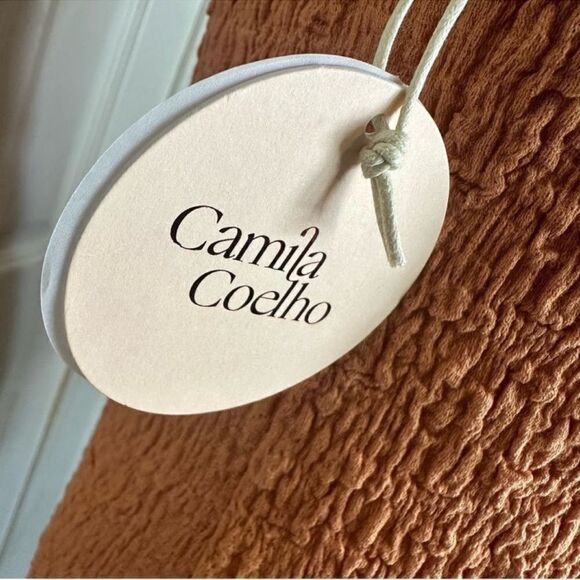 NWT REVOLVE x Camila Coelho one shoulder strap orange Mini Dress - Picture 3 of 8